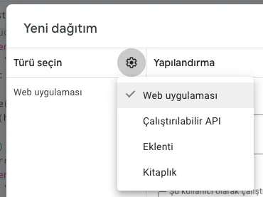 Yeni Dağıtım Web Uygulaması